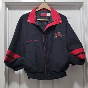 Vintage Swingster Winston Racing Nascar Team‎ Jacket "Michael Logullo" Sz L / XL